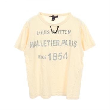 ルイ・ヴィトン ステンシルエフェクト シグネチャー 半袖Tシャツ 衣料品 トップス レディース RW251WA SYP FSTS34