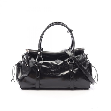 ミュウ ミュウ VITELLO SHINE 2WAY ハンドバッグ バッグ レディース 5BA3282A44F0002