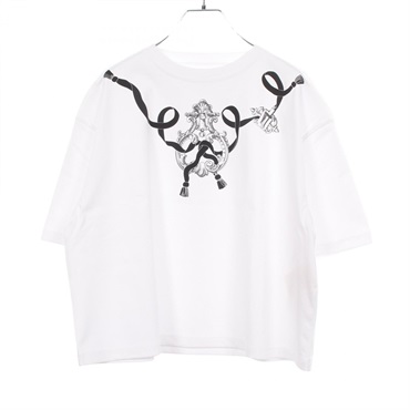 エルメス カルトゥッシュ フェロヌリー 半袖Tシャツ 衣料品 トップス レディース 6E4638DC