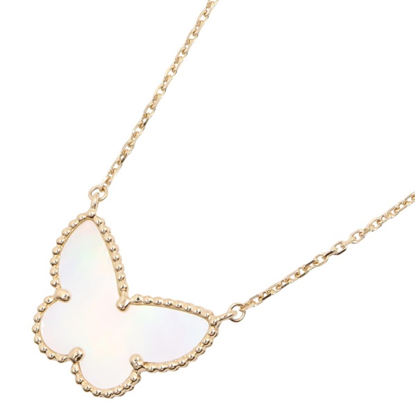 ヴァンクリーフ＆アーペル ラッキーアルハンブラパピヨン マザーオブパール ネックレス ネックレス ジュエリー レディース VCARD99500