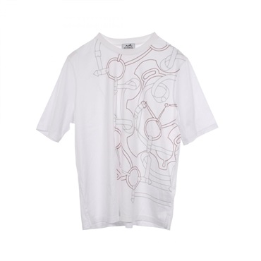エルメス Eperon d'Or エプロンドールモザイク 半袖Tシャツ 衣料品 トップス メンズ 657790HA