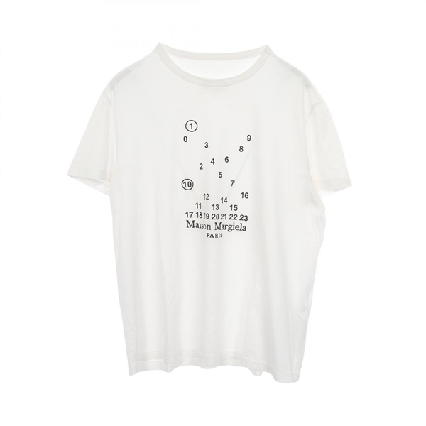 メゾン マルジェラ カレンダーロゴ 刺繍 半袖Tシャツ 衣料品 トップス メンズ