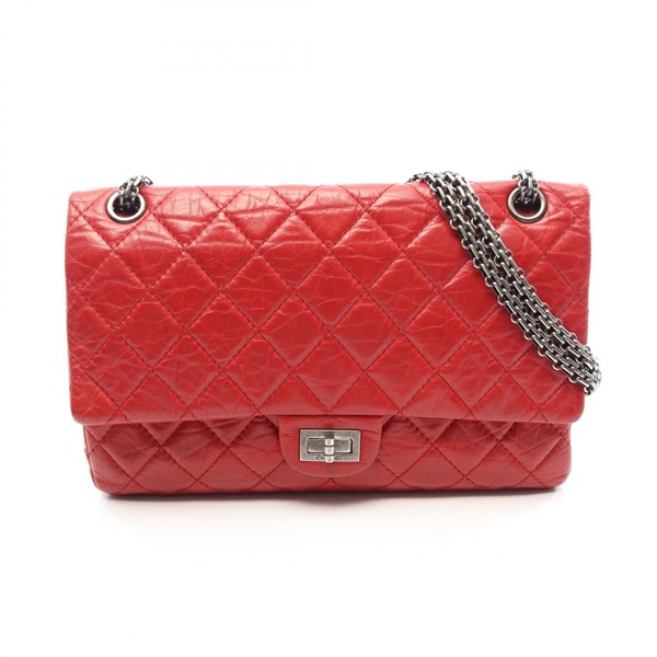 シャネル(CHANEL)シャネル 2.55 マトラッセ Wフラップ ショルダー