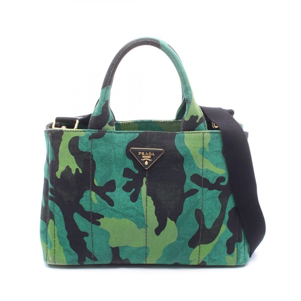 プラダ CANAPA カナパ カモフラージュ 2WAY トートバッグ バッグ レディース 1BG155