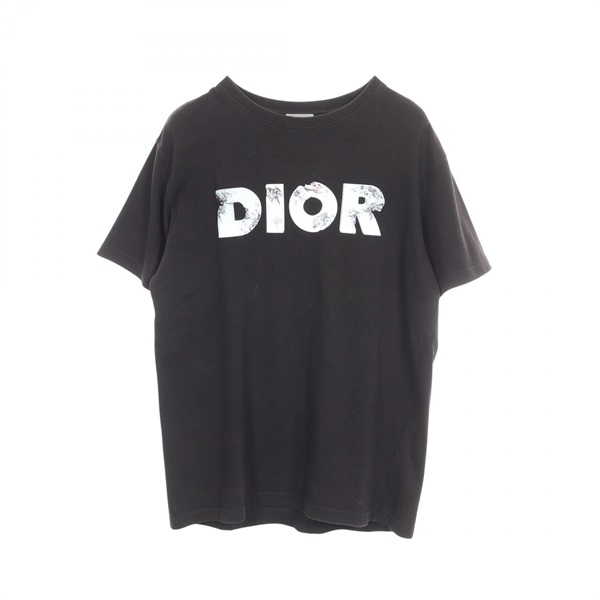 ディオール DIOR × Daniel Arsham ロゴプリント 半袖Tシャツ 衣料品 トップス メンズ 023J615B0554