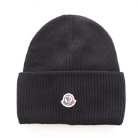 モンクレール(MONCLER)モンクレール ロゴワッペン ニットキャップ