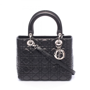 ディオール LADY DIOR レディディオール 2WAY ハンドバッグ バッグ レディース