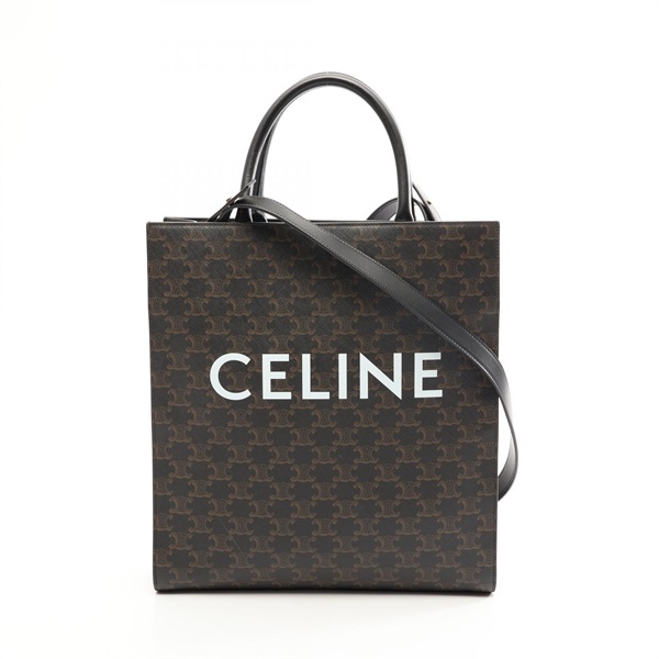 セリーヌ ミディアム カバ バーティカル トリオンフ 2Way トートバッグ セリーヌ(CELINE)セリーヌ ミディアム バーティカル カバ トリオンフ