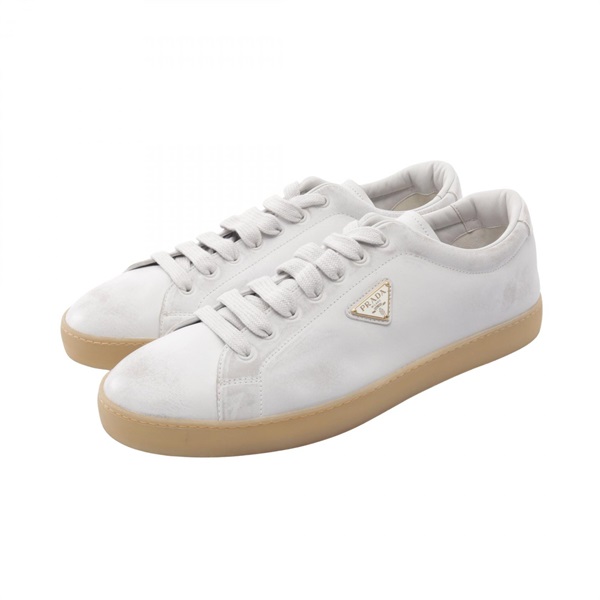 プラダ トライアングルロゴ ユーズド加工 スニーカー 靴 メンズ 2EE413