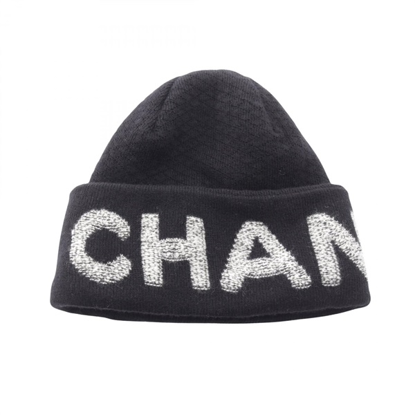 シャネル(CHANEL)シャネル ロゴ ニットキャップ ニットキャップ 帽子