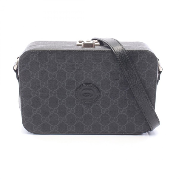 グッチ インターロッキングG ハードトランク ショルダーバッグ バッグ レディース 724717