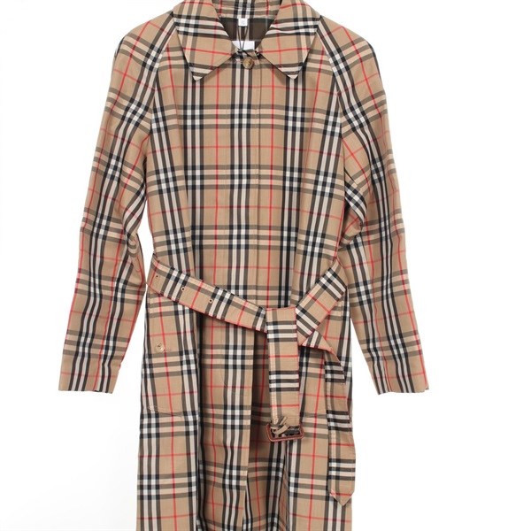 バーバリー KEMPTON SHORT ノバチェック トレンチコート 衣料品 アウター レディース