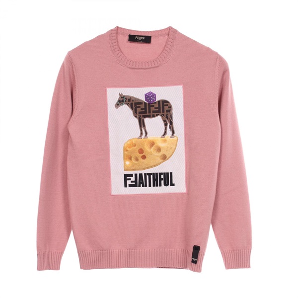 フェンディ(FENDI)フェンディ ズッカ パッチデザイン ニット 衣料品
