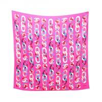 シャネル(CHANEL)シャネル ココマーク チェーン柄 スカーフ 衣料品