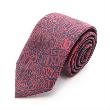 ディオール DIOR × Shawn Stussy ロゴ総柄 ネクタイ 衣料品 メンズ 8HS1010642