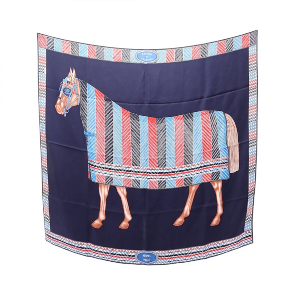 エルメス(HERMES)エルメス カレ90 FAVORi DU FAUBOURG スカーフ 衣料品