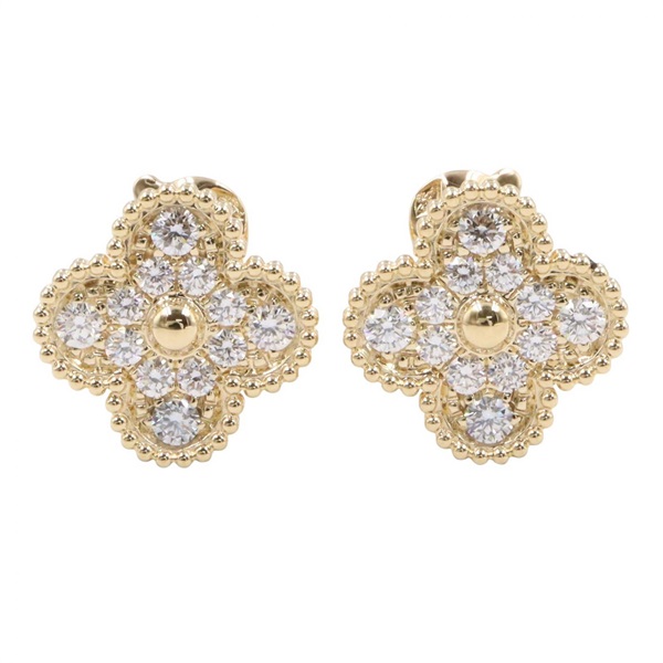 ヴァンクリーフ＆アーペル ヴィンテージアルハンブラ ダイヤ ピアス ピアス ジュエリー レディース VCARA44700