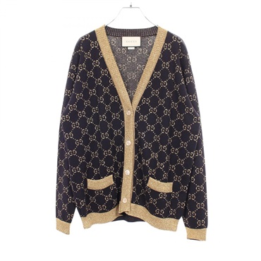 グッチ GGコットンラメ カーディガン 衣料品 トップス レディース 529193