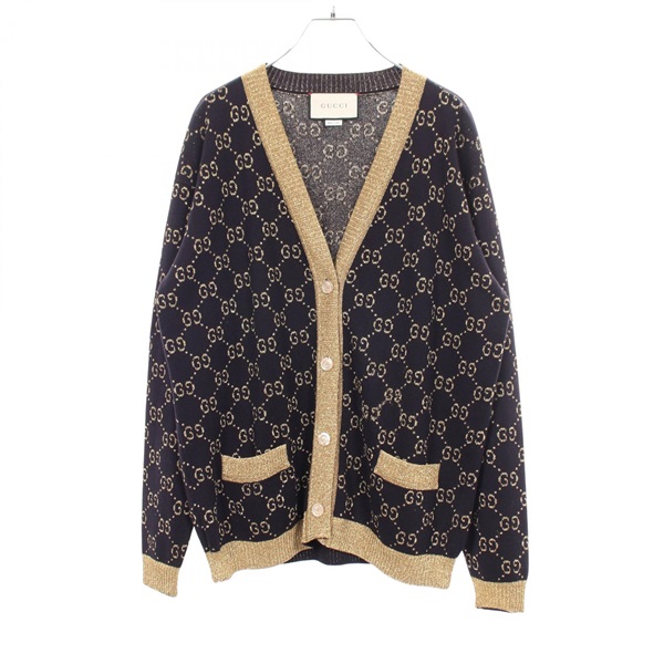 グッチ GGコットンラメ カーディガン 衣料品 トップス レディース 529193