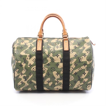 ルイ・ヴィトン LV × TM スピーディ35 モノグラモフラージュ ハンドバッグ バッグ レディース M95773
