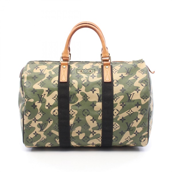 ルイ・ヴィトン LV × TM スピーディ35 モノグラモフラージュ ハンドバッグ バッグ レディース M95773