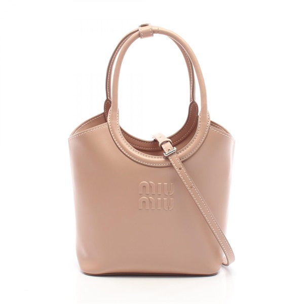 ミュウ ミュウ SOFT CALF 2WAY ハンドバッグ バッグ レディース 5BA3302E6YF0770
