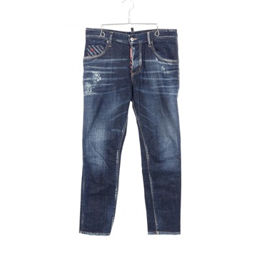 ディースクエアード Skater Jean ダメージ ウォッシュ加工 デニムパンツ 衣料品  ボトムス メンズ S71LB1402
