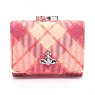 ヴィヴィアンウエストウッド SMALL FRAME WALLET チェック 三つ折り財布 財布 レディース 5115002MWS002LG201