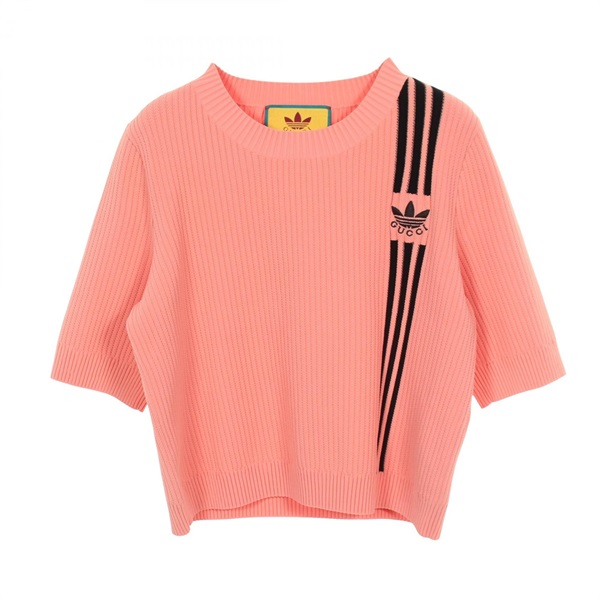 グッチ GUCCI × adidas ロゴ刺繍 ニット 衣料品 トップス レディース 693809 XKCDQ