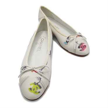 B*E様 CHANEL バレエシューズ ホワイト 34半　新品 B*E様 CHANEL バレエシューズ ホワイト 34半 新品 B*E様 CHANEL