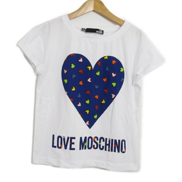モスキーノ(MOSCHINO)モスキーノ ハート Tシャツ 半袖Tシャツ 衣料品 