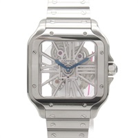 カルティエ サントス ドゥ カルティエ スケルトン LM 腕時計 ウォッチ 腕時計 時計 メンズ WHSA0007