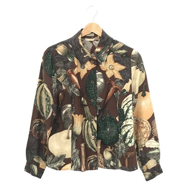 エルメスレディースシャツ美品 エルメス(HERMES)エルメス シャツ 長袖シャツ 衣料品 トップス