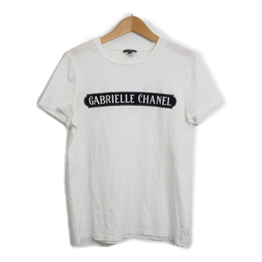 CHANEL シャネル　ホワイト　Tシャツ CHANEL Monte Carlo T-shirt Tops C63125 cotton White Used Women