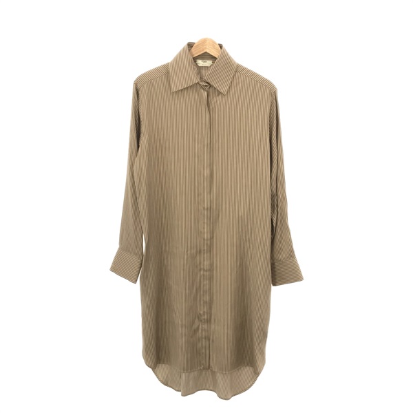 フェンディ(FENDI)ストライプシャツワンピース｜2104102216432