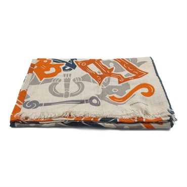 エルメス(HERMES)エルメス カシシル スカーフ 衣料品 レディース