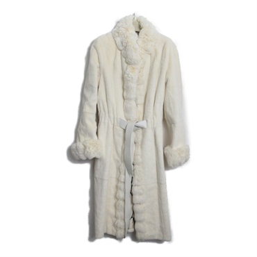 ヴァレンティノ ロングコート ベルト ヴァレンチノ(Valentino)ヴァレンチノ 毛皮コート ベルト付き その他