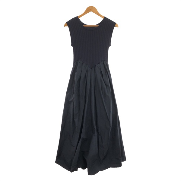 Regleam】【完売品】リブニット切り替えロングスリーブワンピース 新品