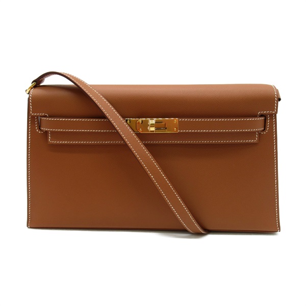 エルメス(HERMES)エルメス ケリーエラン ゴールド ショルダーバッグ 