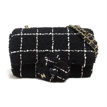 シャネル(CHANEL)シャネル ミニマトラッセ ツイードカメリア