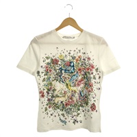 ディオール Tシャツ 花の絵 2022年 半袖Tシャツ 衣料品 トップス レディース 243T12A4456