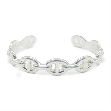 りんこりん　エルメス　シェーヌダンクル　アンシェネ　バングル　新品未使用 HERMES(エルメス) シェーヌダンクルアンシェネバングル シルバー