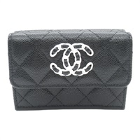 シャネル CHANEL19フラップ ウォレット 三つ折り財布 財布 レディース AP3711 B14928