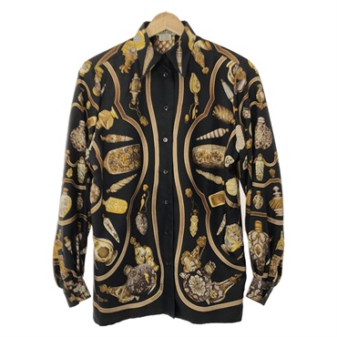 オードリー様　Hermes シルク・ド・ソレイユ　シャツ38定価55万円 オードリー様 Hermes シルク・ド・ソレイユ シャツ38定価55万円