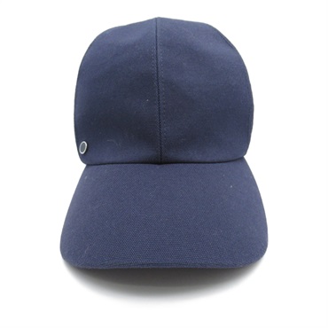 ☆エルメHERMES ☆グレー キャップ サイドロゴ付き ☆エルメHERMES ☆グレー キャップ サイドロゴ付き