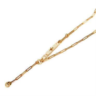 エルメス(HERMES)エルメス ケリーチェーンラリアットダイヤ