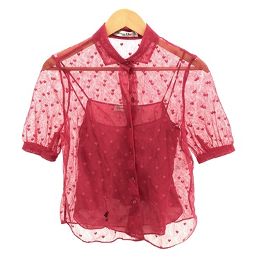 ディオール(Dior)ディオール メッシュシャツ 半袖シャツ 衣料品