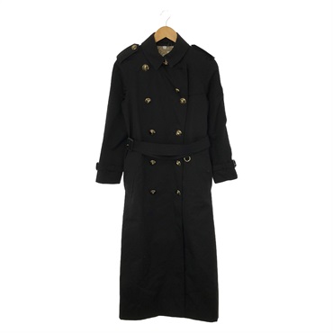 【極美品】バーバリーブリット トレンチコート ベルト メガノバ 黒 メンズ M 極美品】バーバリーブリット トレンチコート ベルト メガノバ 黒