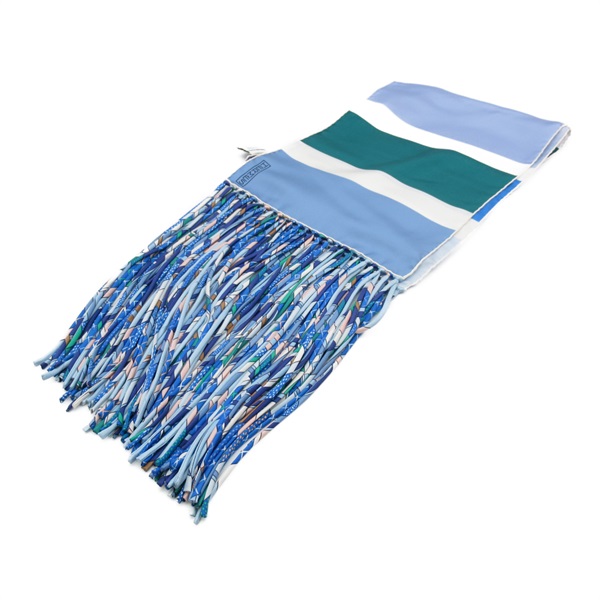 エルメス(HERMES)エルメス フリンジ付きストール ストール 衣料品