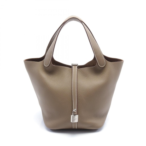 エルメス(HERMES)エルメス ピコタンロックMM エトゥープ ハンドバッグ